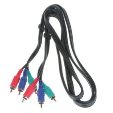 3 RCA Male Component RGB YPbPr Video Cable - 1M