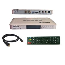 Solid 6105 Full HD MPEG-4 USB PVR ALi Chipset Set-Top Box 