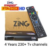 Zing Super FTA Box 4 Year FREE - 2 In1 HD Set Top Box